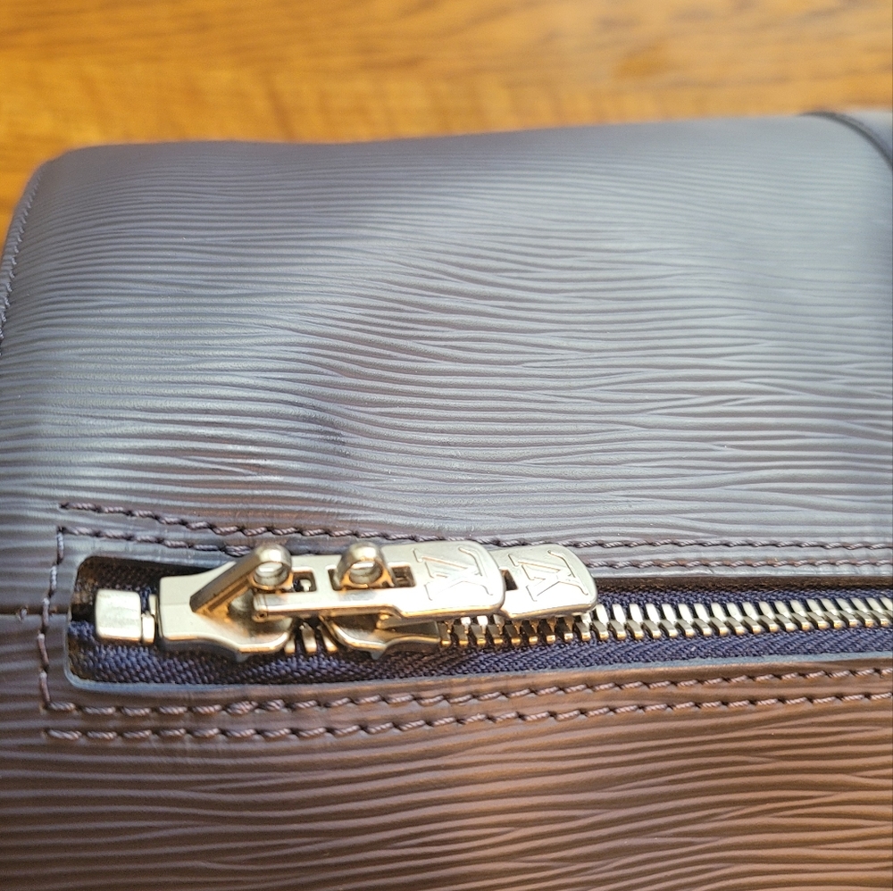 Louis Vuitton Navy Blue Epi Leather Keepall Travel Carry Duffle Luggage … - Picture 9 of 17
